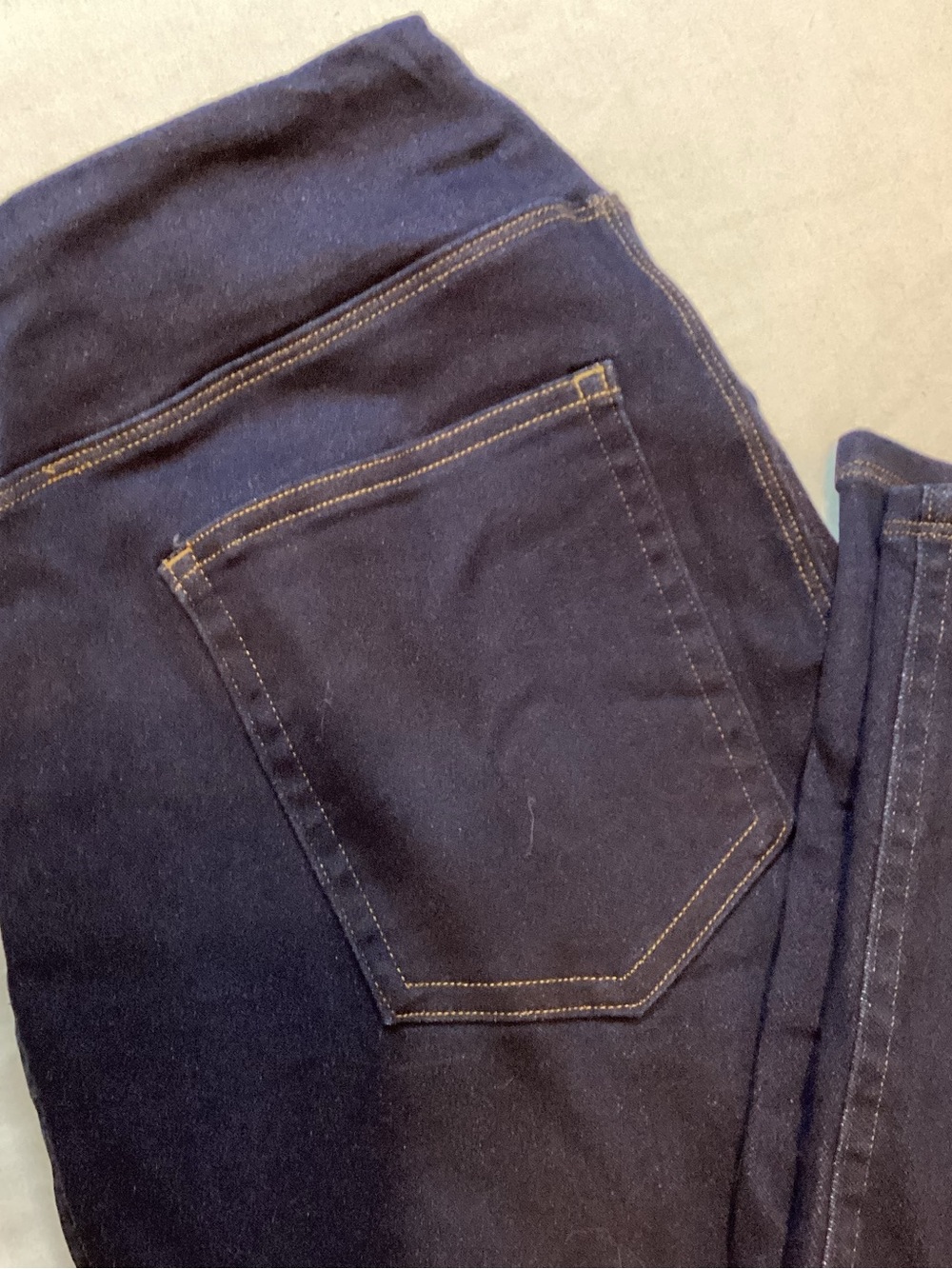 SPANX Assets Shaping Denim Leggings in Dark Indigo